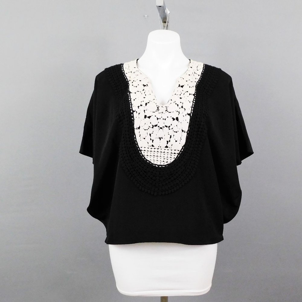 Deja Vu Women Shirt Black White‎ M